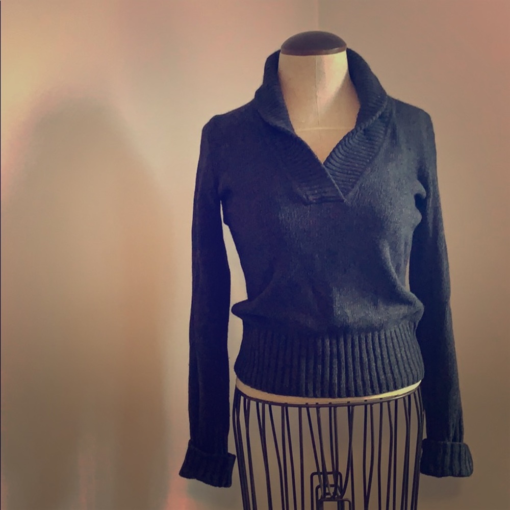 American Eagle Charcoal Grey Sweater